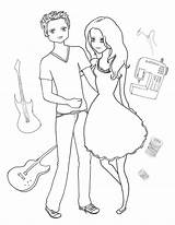 Boyfriend Girlfriend Cute Coloring Pages Printable Drawings Easy Tags Sheets Drawing Color Getdrawings Favors Thank Party Getcolorings Adults Colorings Popular sketch template