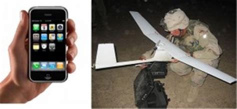 commanding military drones  iphone   app