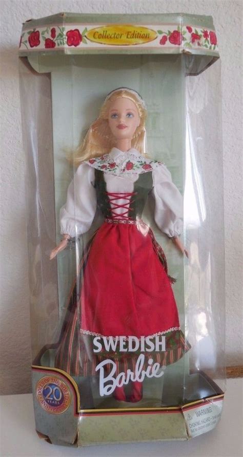 swedish 1999 dolls of the world barbie collector edition nrfb 24672
