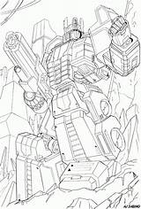 Coloring Cybertron sketch template
