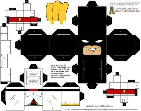 Space Ghost From The Animated Series By Hanna Barbera Paper Toys
