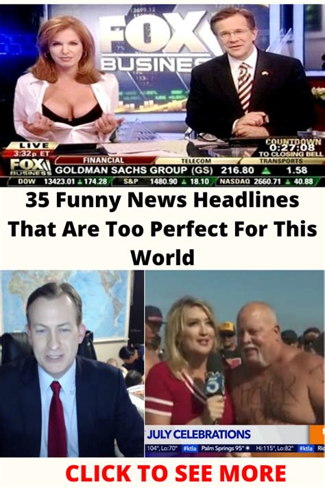funny news headlines    perfect   world