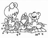 Coloring Pages Precious Moments Digi Stamps Cute sketch template