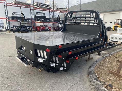 cm truck beds  steel flat bed single wheel long bed  bh trailers  plows