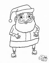 Coloring Jolly Santa Pages Mcillustrator Handouts sketch template