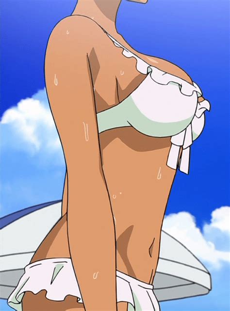 Xbooru Animated  Anime Beach Bikini Hentai Sideboob