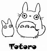 Totoro Coloring Pages Neighbor Printable Ghibli Cute Kids Studio Drawing Color Book Print Anime Getdrawings Cartoon Adult Popular Coloringhome Comments sketch template