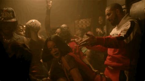 The Hottest Moments In Rihanna And Drakes “work” Video In  Form