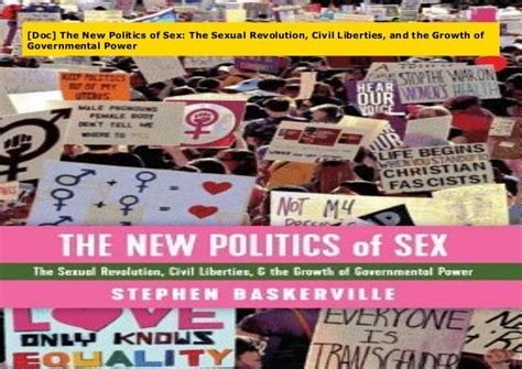 [doc] the new politics of sex the sexual revolution civil liberties