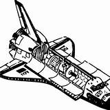 Shuttle Opened Orbiting Kidsplaycolor sketch template