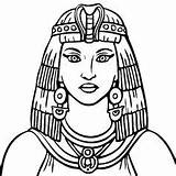 Nefertiti Egyptian sketch template