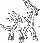 Dialga Coloring Pokemon Drawing Library Clipart sketch template