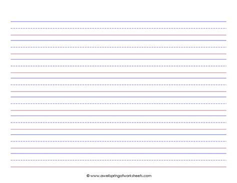 primary lined paper printable printable world holiday