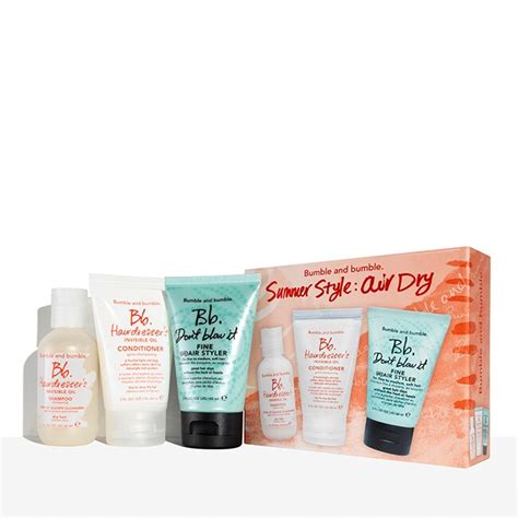 summer style air dry set bumble  bumble