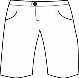Shorts Pants Clipart Clip Short Outline Boys Cliparts Template Boy Dress Vector Long Tall Jeans Library Pant Transparent Fleece Kids sketch template