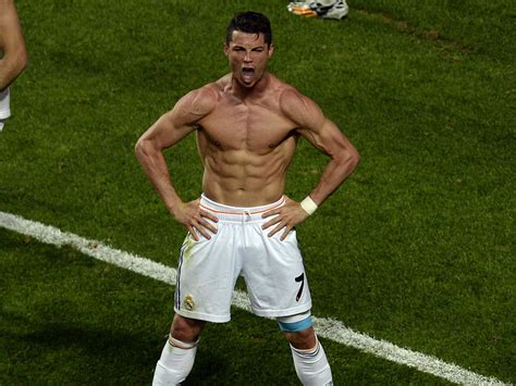 Cristiano Ronaldo S Shirtless Champions League Celebration