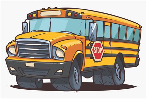 School Bus Cartoon Drawing