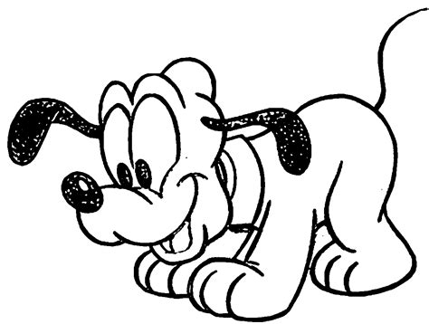 baby pluto coloring pages wecoloringpagecom