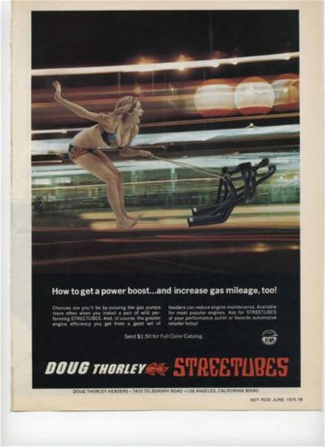 1975 Magazine Ad For Doug Thorley Streetubes Performance
