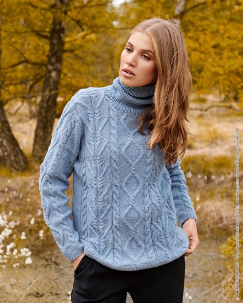 pullover mit zopfmuster woolplace