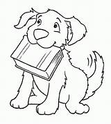 Coloring Colouring Dog Book Pages Print Pdf sketch template
