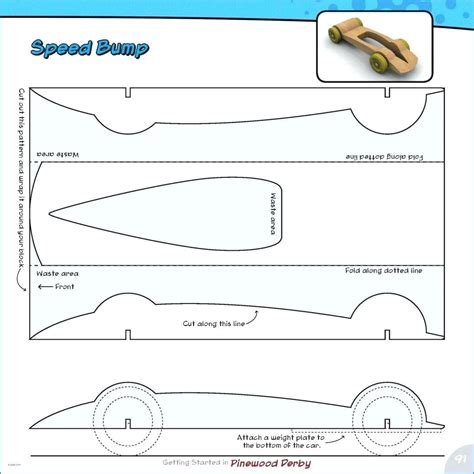 pinewood derby car templates printable  printable word searches