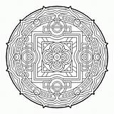 Coloring Pages Geometric Sacred Geometry Aztec Cool Printable Fractal Color Book Complex Mandala Para Beaver Colorear Kids Getcolorings Designs Therapeutic sketch template