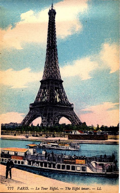 8 Vintage Eiffel Tower Clip Art The Graphics Fairy