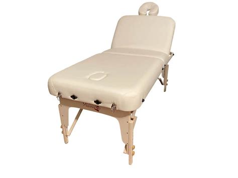 brody massage frost white massage table with case