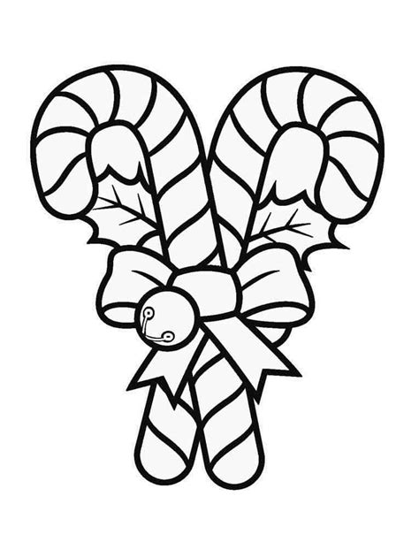 Christmas Candy Canes Coloring Page Free Printable Coloring Pages For