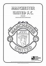Coloring Manchester Soccer Pages United Logo Logos Cool Football Club Clubs Kids Fc Man Badge Printable Teams Sheets Print Paper sketch template