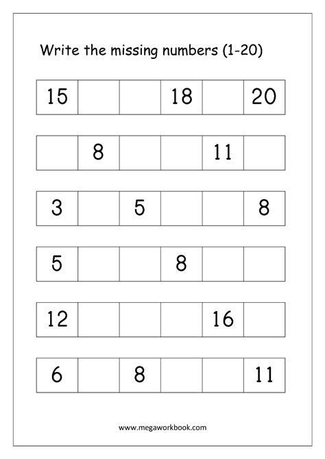 kindergarten phonics worksheets numbers kindergarten st grade