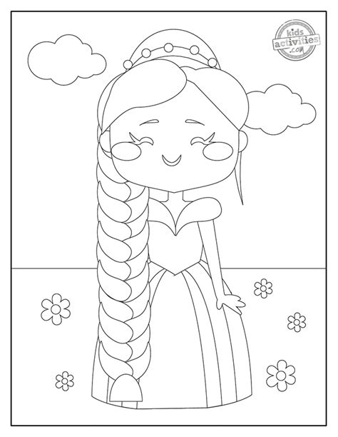 sweetest rapunzel coloring pages kids activities blog