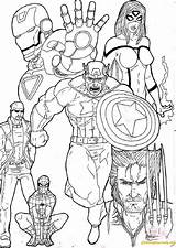 Pages Superhero Avengers Team Coloring Color Heroes Printable Print Coloringpagesonly Marvel Colouring Sheets Adults Kids Mightiest sketch template