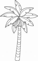 Drzewo Outline Pohon Bananowe Mewarnai Kartun Kolorowanka Pisang Tanaman Buku Druku Putih Drukowanka Library Sketsa Sweetclipart sketch template