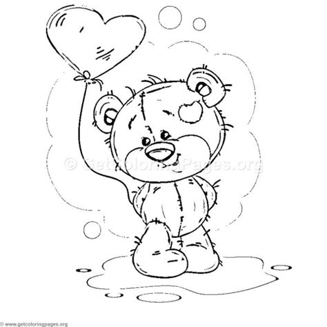 instant  teddy bear love collection  coloring pages
