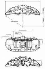Brake Caliper Calipers Stillen Technical Drawings Ap Drawing Cal Radi Car Racing Technology Blue Previous sketch template