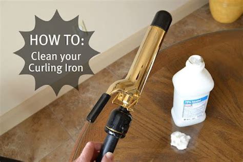 clean  curling iron cleaning hacks cleaning house cleaning tips