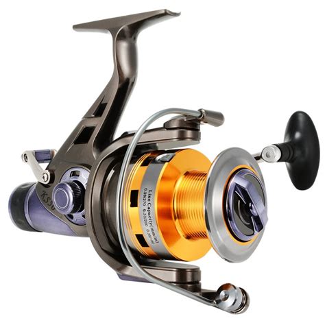 wholesale spinning fishing reel  front  rear double drag brake system reels  stainless