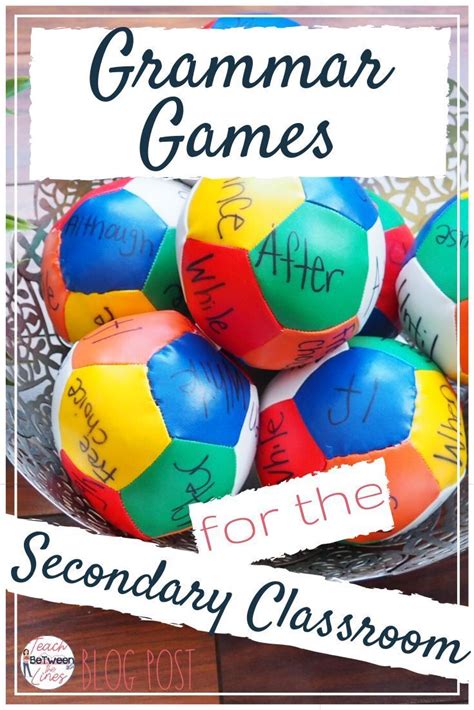 Grammar Games For The Secondary Classroom This Post Will Share Many