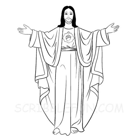 jesus christ coloring pages printable