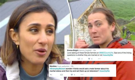 countryfile viewers slam anita rani for quizzing single