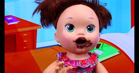 bad baby tiana poops chocolate  year  girl pleads  mom   friends