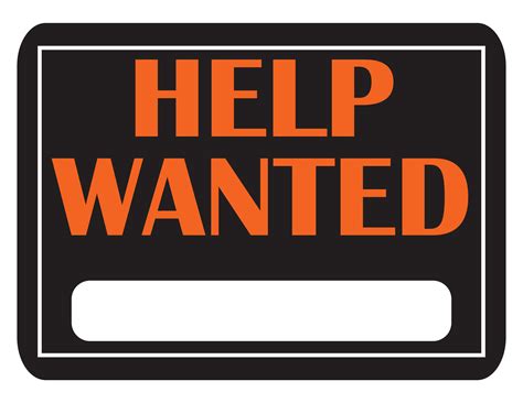 Clipart Help Wanted Sign Clipground