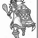 Incas Guerreros sketch template