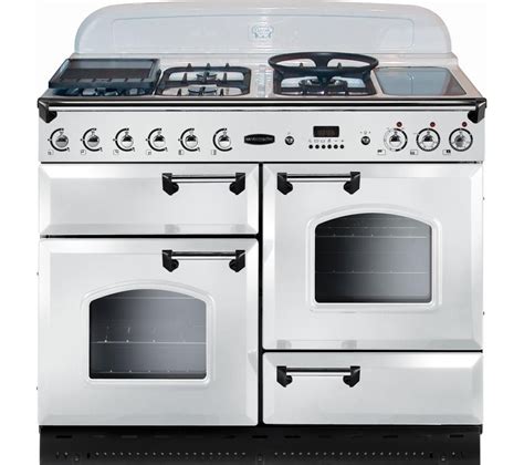 buy rangemaster classic  gas range cooker white chrome  delivery currys