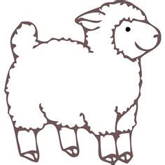 printable sheep template jos gandos coloring pages  kids clipart