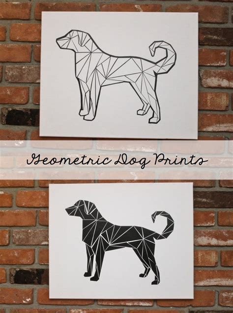 geometric dog prints geometric dog geometric animals geometric