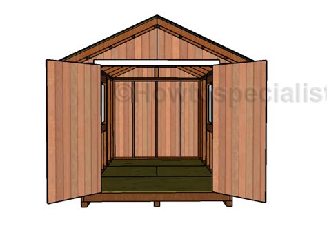 shed doors plans howtospecialist   build