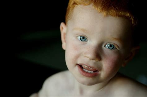 are we in danger of losing blue eyed redheads not likely genetic
